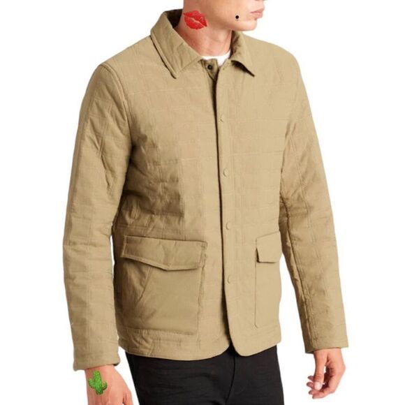 Kenneth Cole Quilted Utility Canvas Barn Jacket New Size XL - Picture 1 of 3